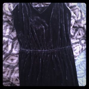 Velvet mini dress